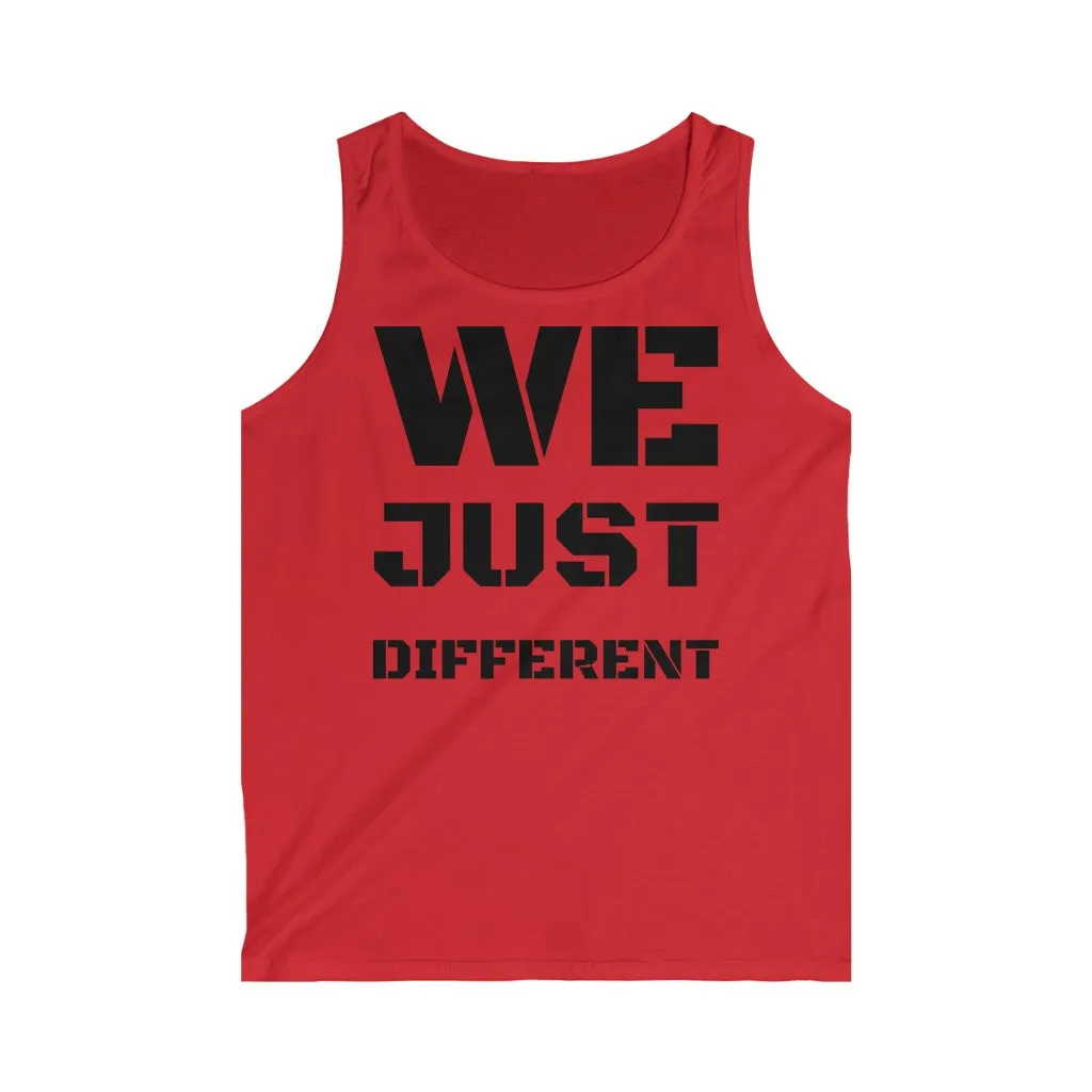 "We Just Different" Men's Workout Tank Top