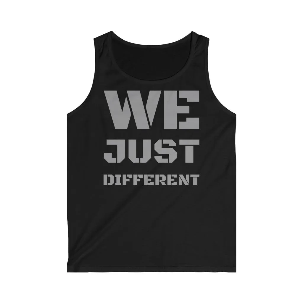 "We Just Different" Men's Workout Tank Top