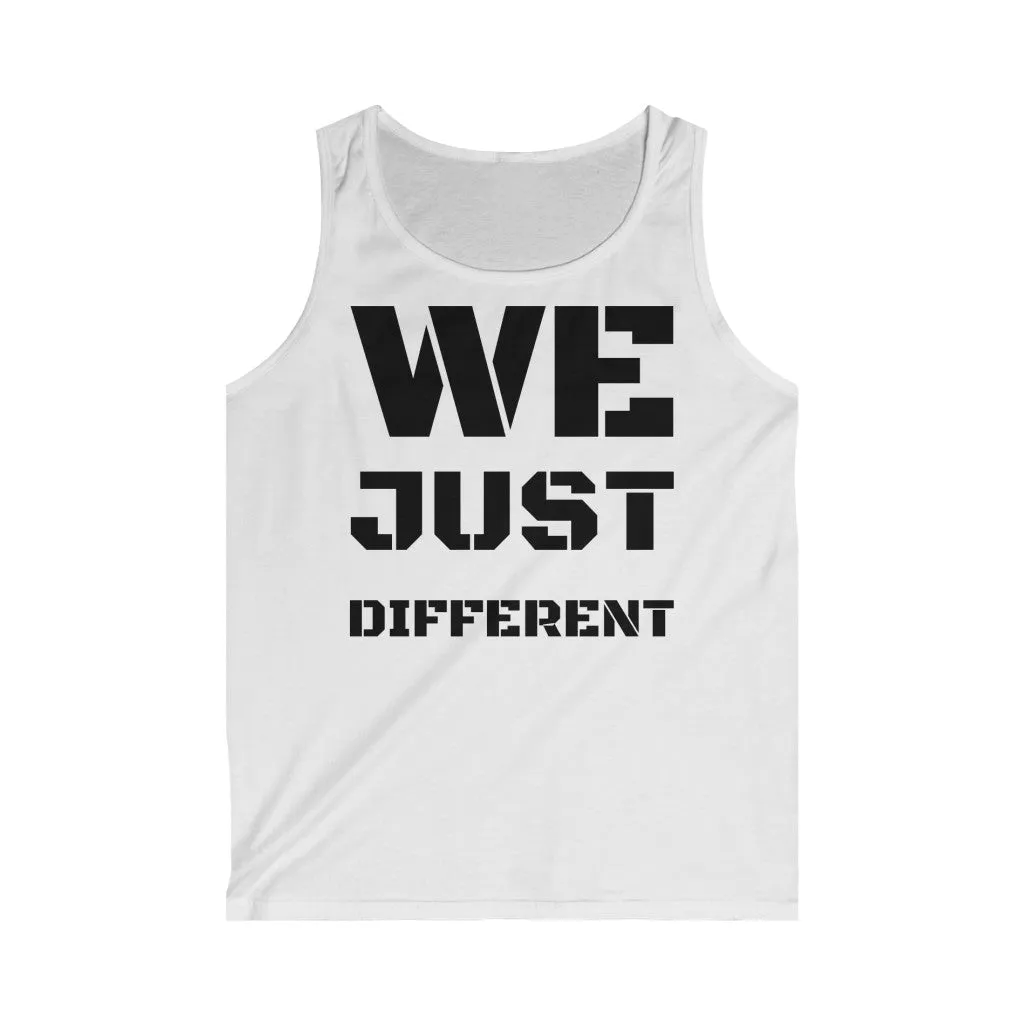 "We Just Different" Men's Workout Tank Top