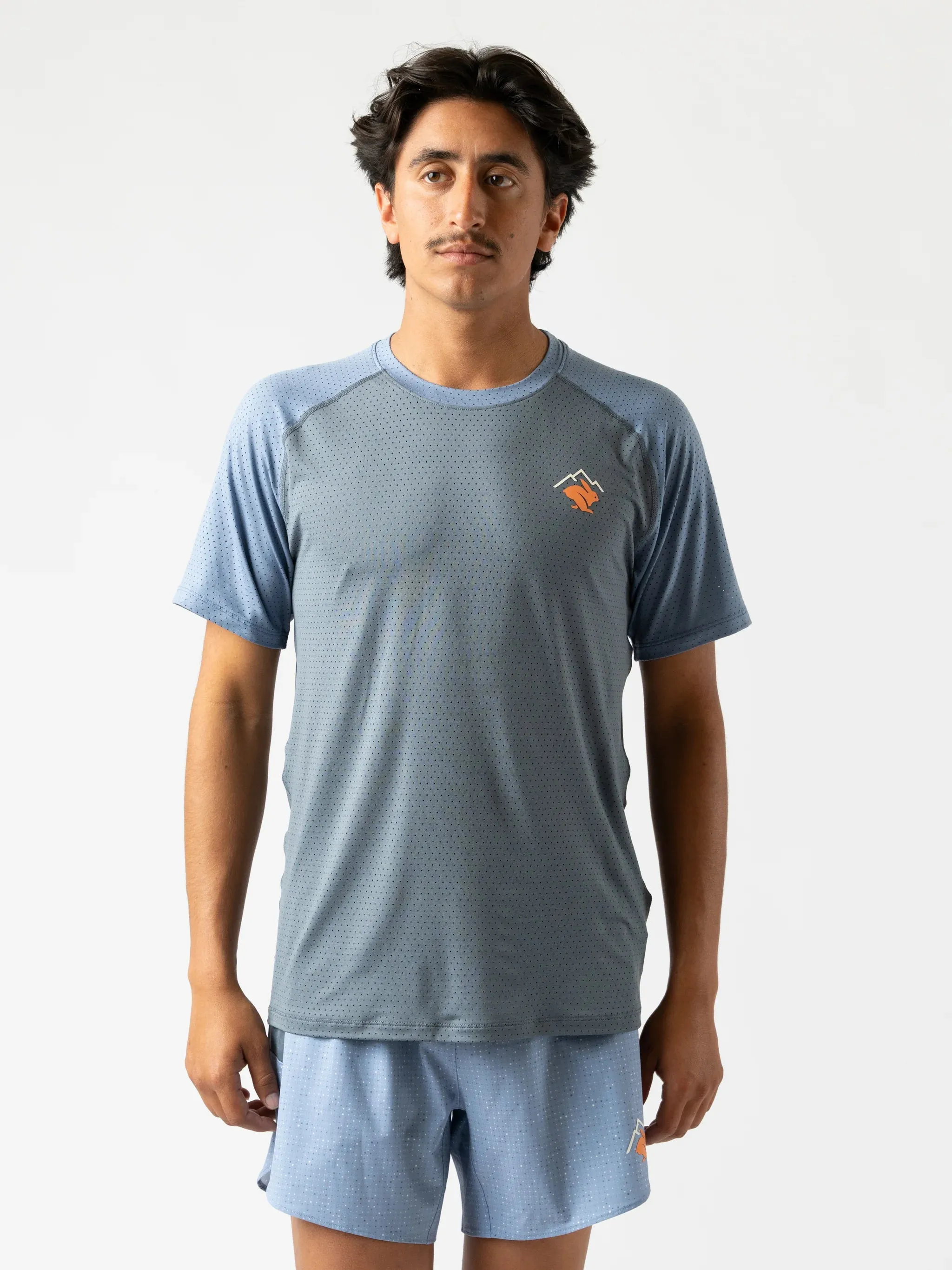 rabbit | EZ Tee Perf SS Trail | Men's | Stormy Weather