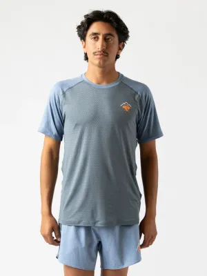 rabbit | EZ Tee Perf SS Trail | Men's | Stormy Weather