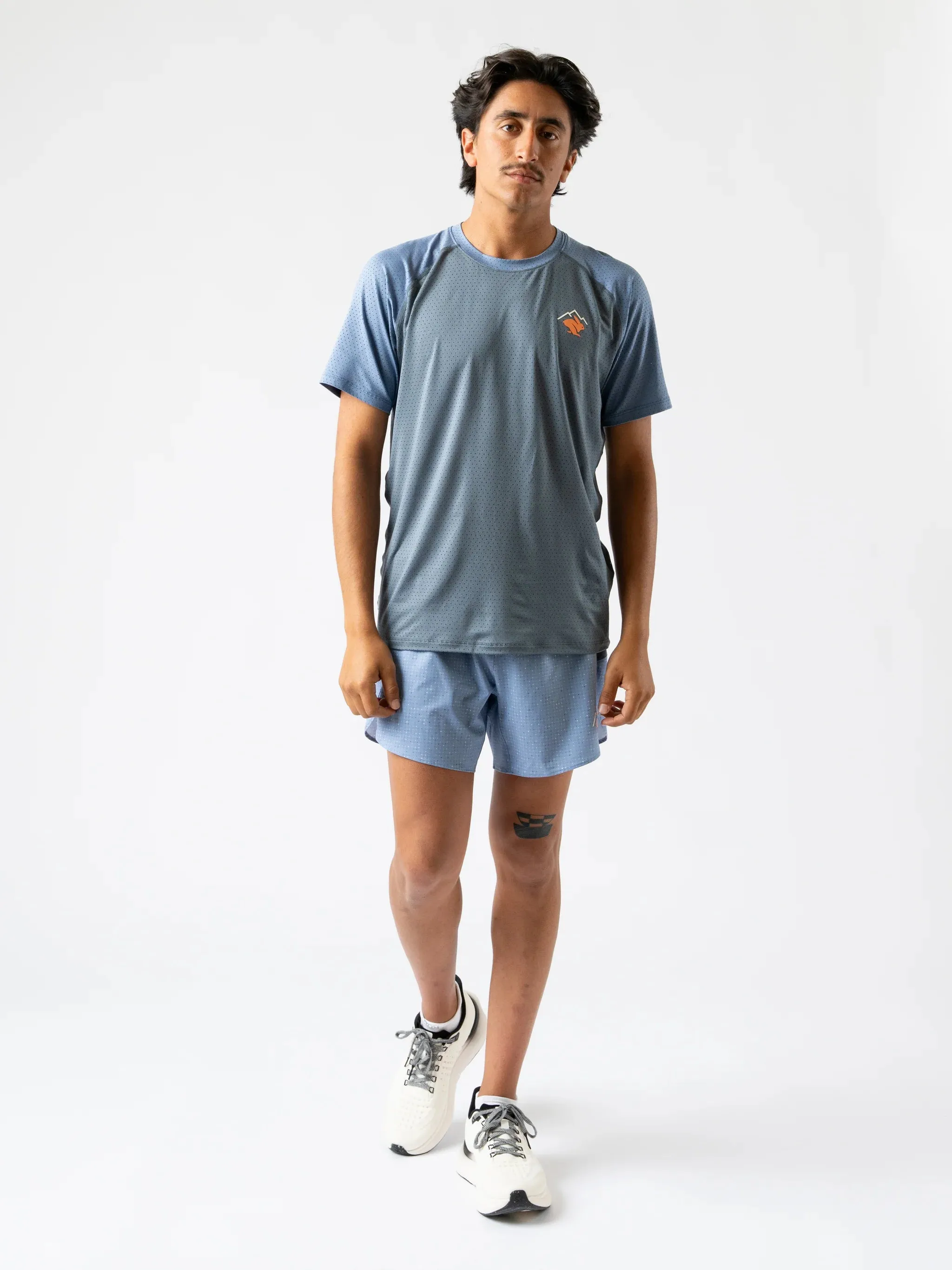 rabbit | EZ Tee Perf SS Trail | Men's | Stormy Weather