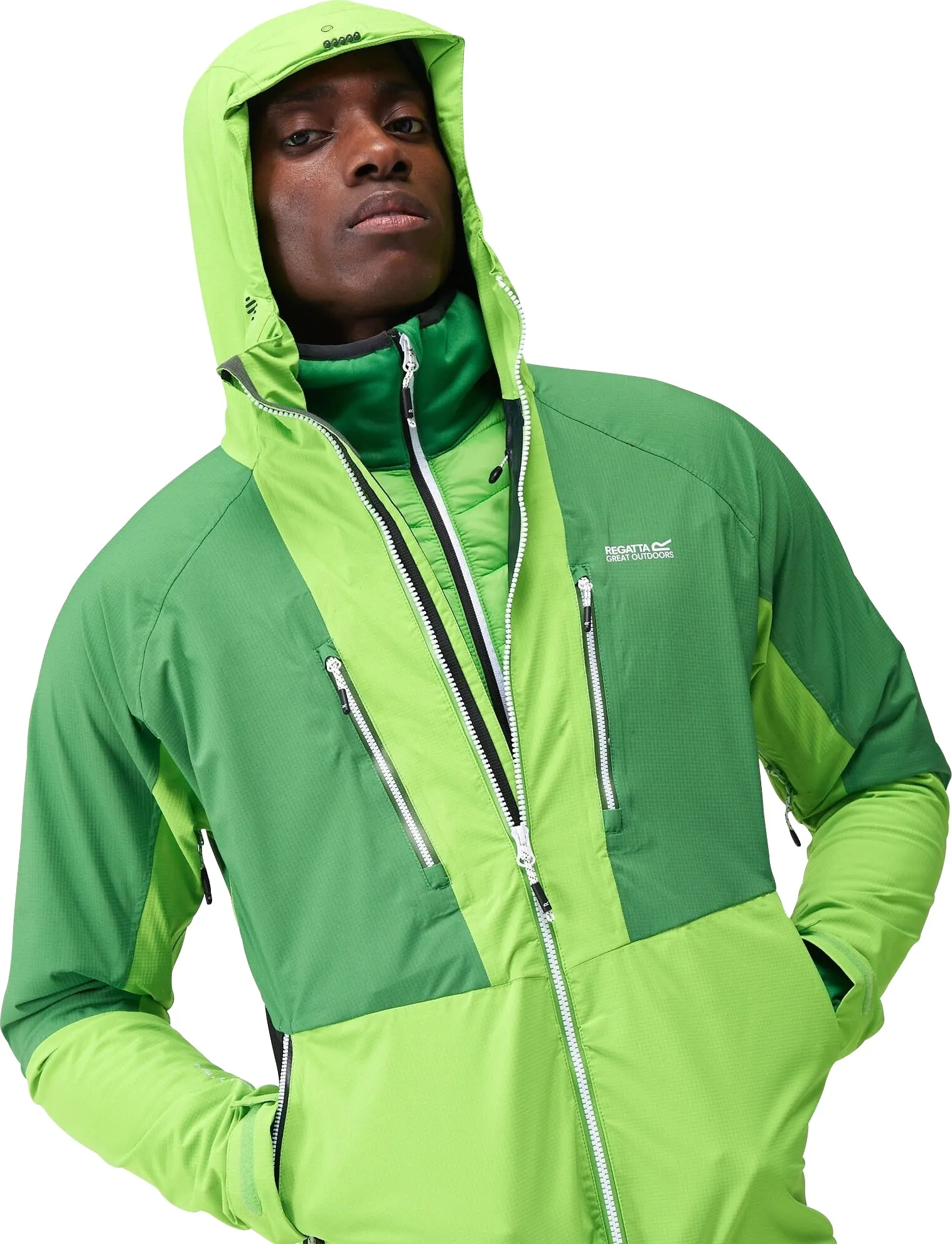 Regatta Sacramento IX 2 In 1 Mens Waterproof Jacket - Green