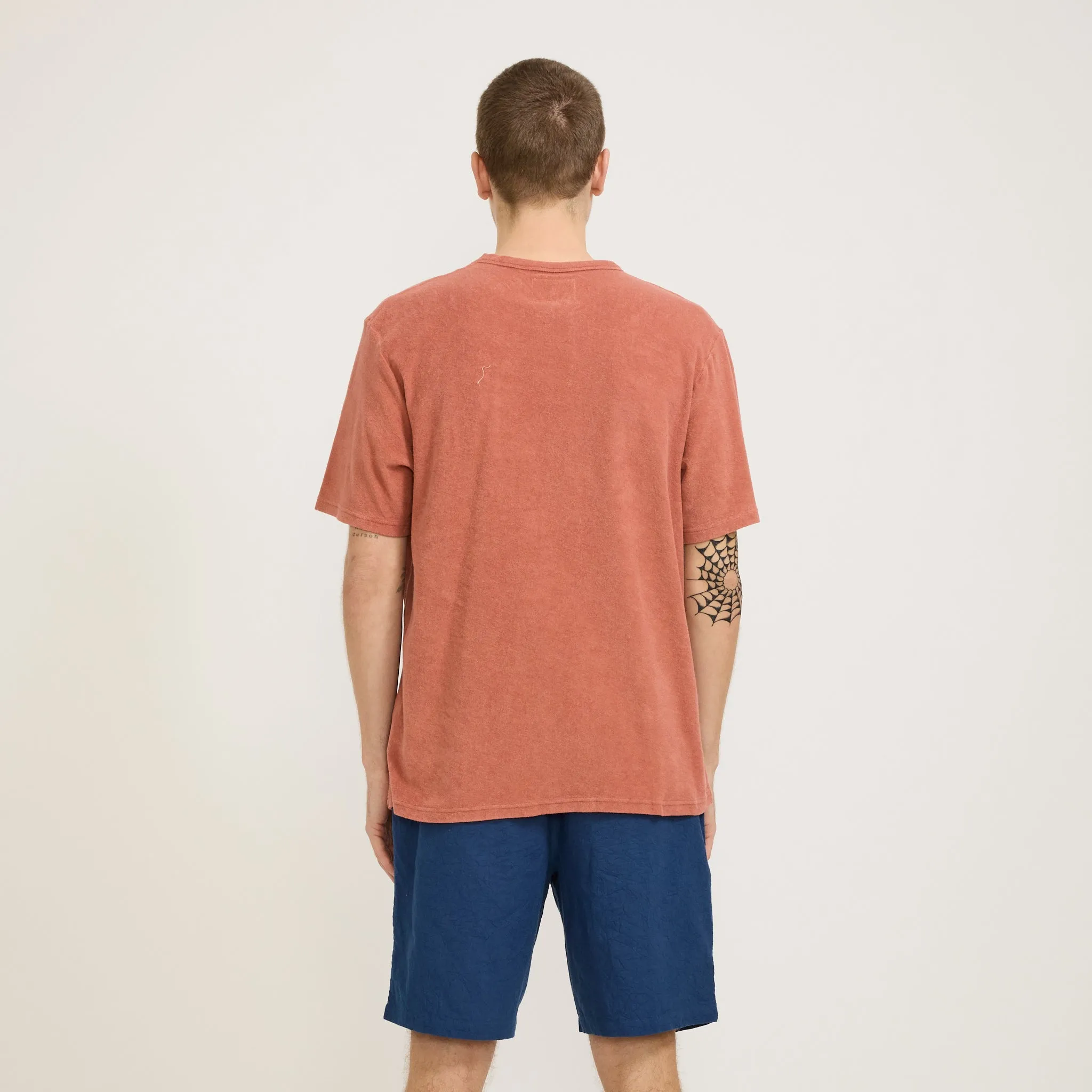 Relaxed Assembly Tee Dark Coral Terry DP