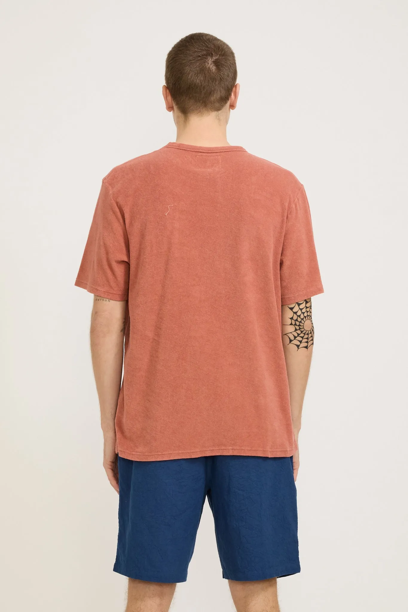 Relaxed Assembly Tee Dark Coral Terry DP