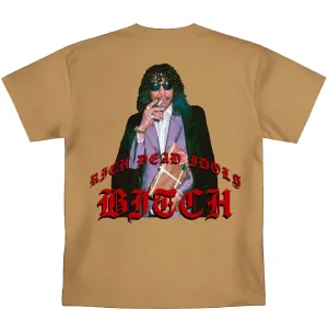 RICH DEAD IDOLS RICK JAMES HEAVYWEIGHT TEE (KHAKI)