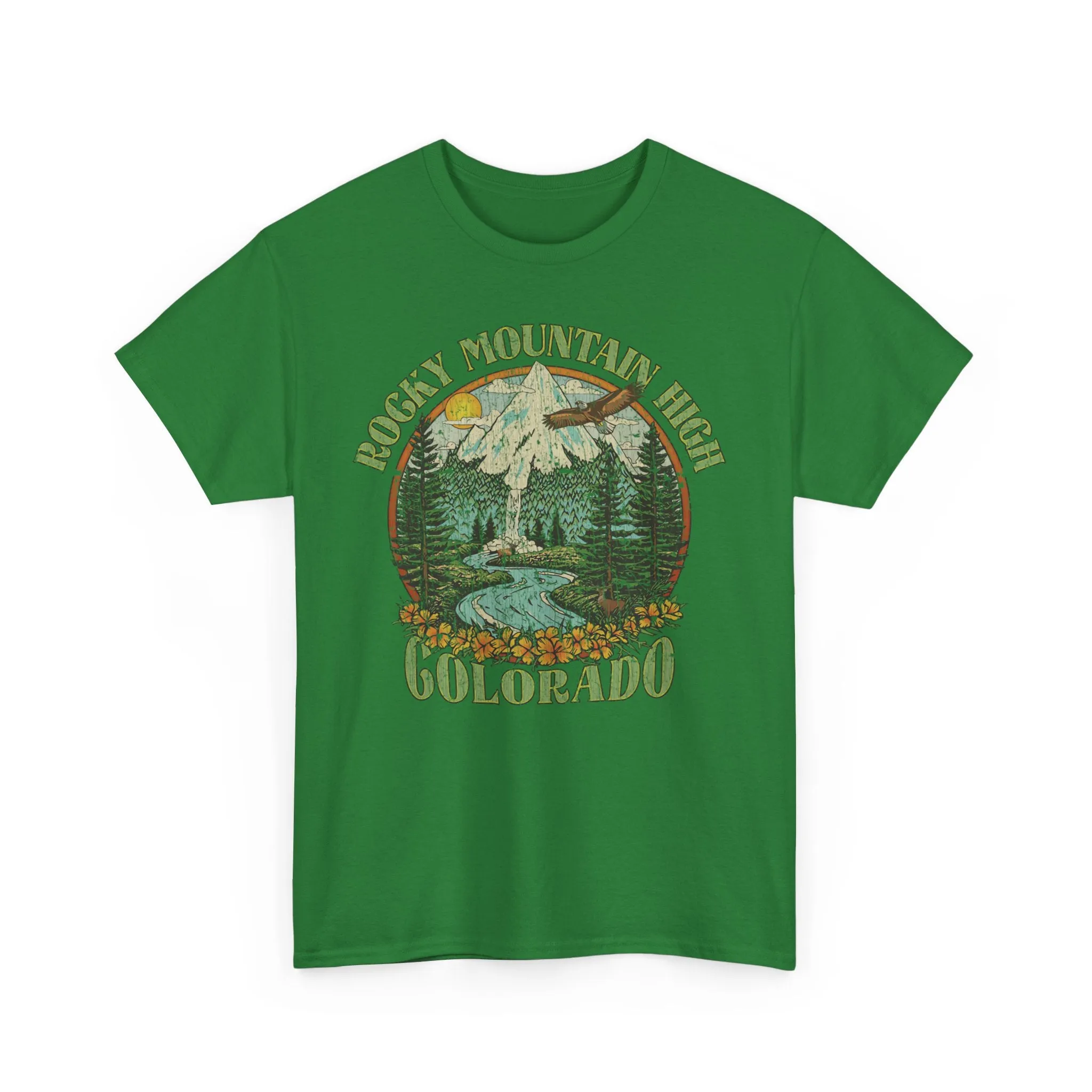 Rocky Mountain High John Denver 1972 Colorado Folk Rock T-shirt