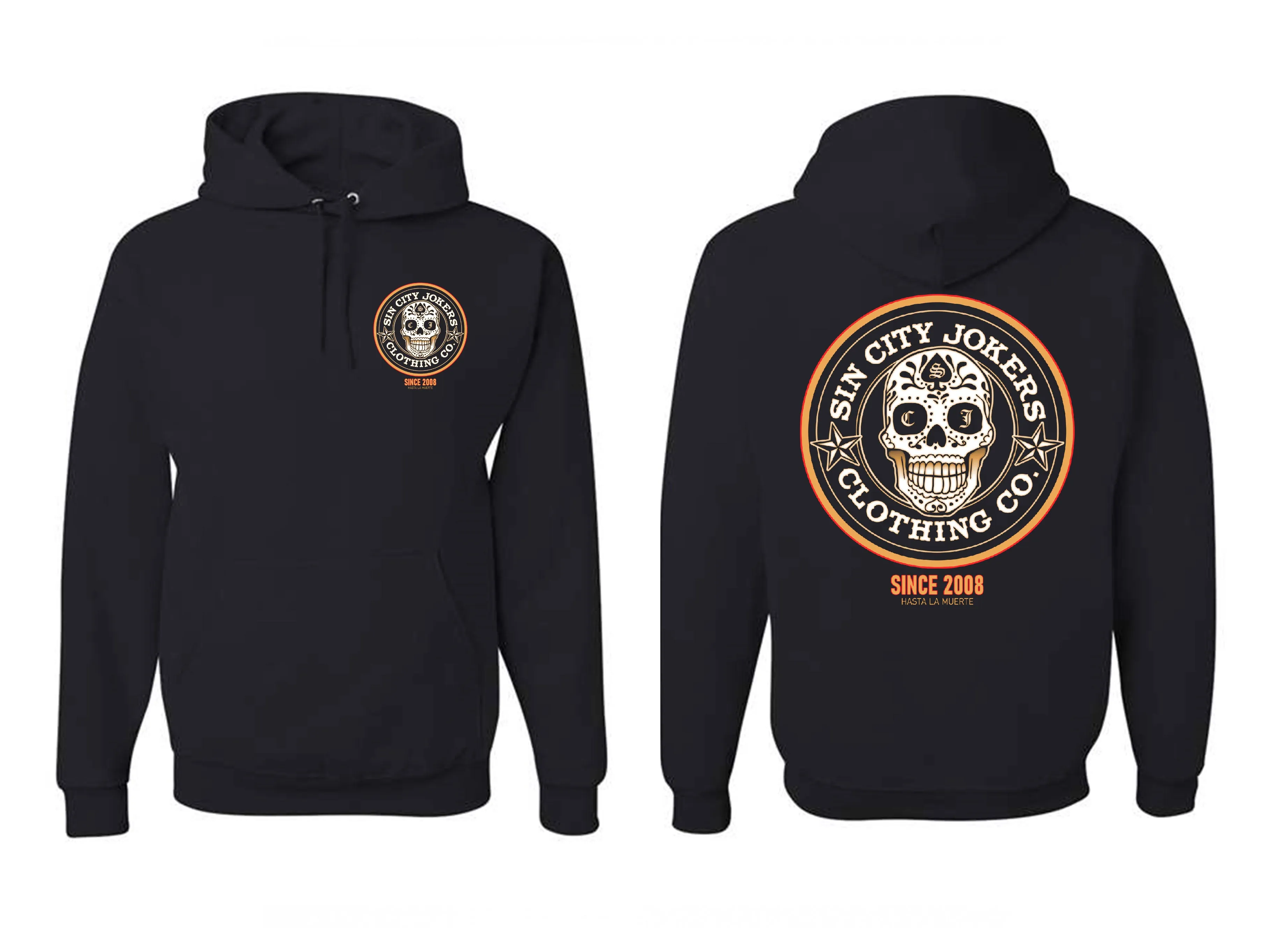SCJ Sugar Skull V4 Hoodie (Pullover)