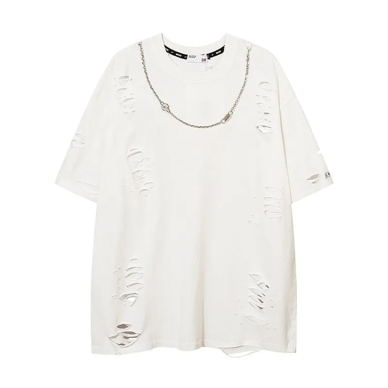 shirt with chains
