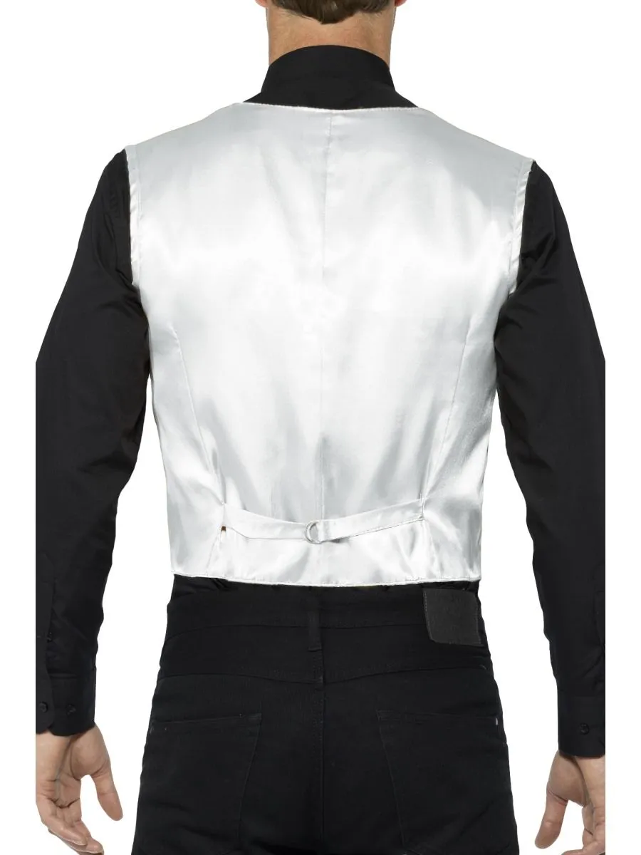 Silver Sequin Waistcoat