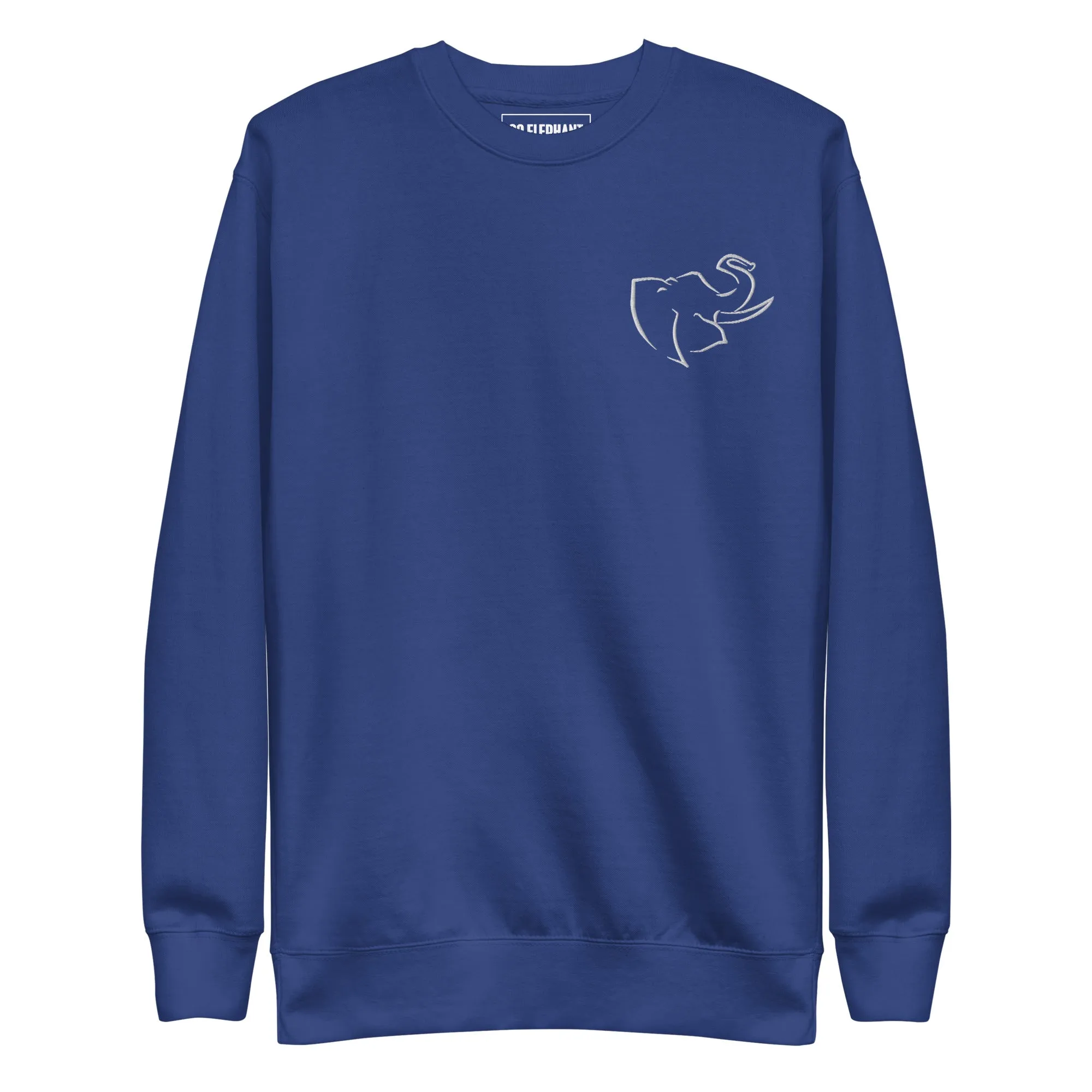 SO ELEPHANT MEN'S "SIMPLE & POWERFUL" EMBROIDERED Premium Sweatshirt