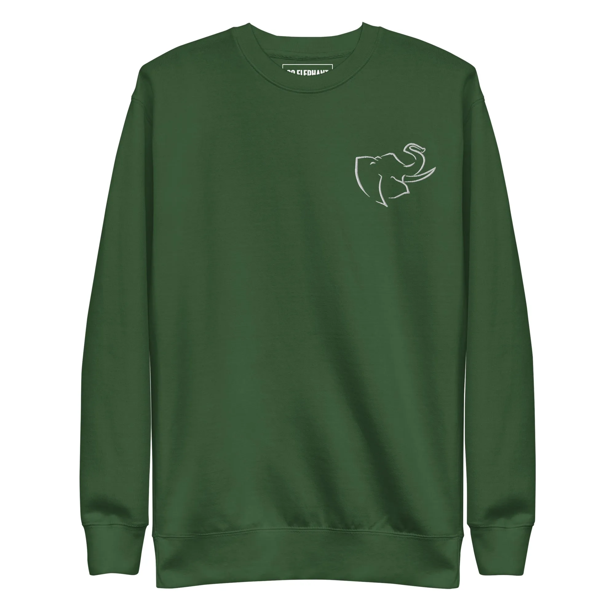 SO ELEPHANT MEN'S "SIMPLE & POWERFUL" EMBROIDERED Premium Sweatshirt
