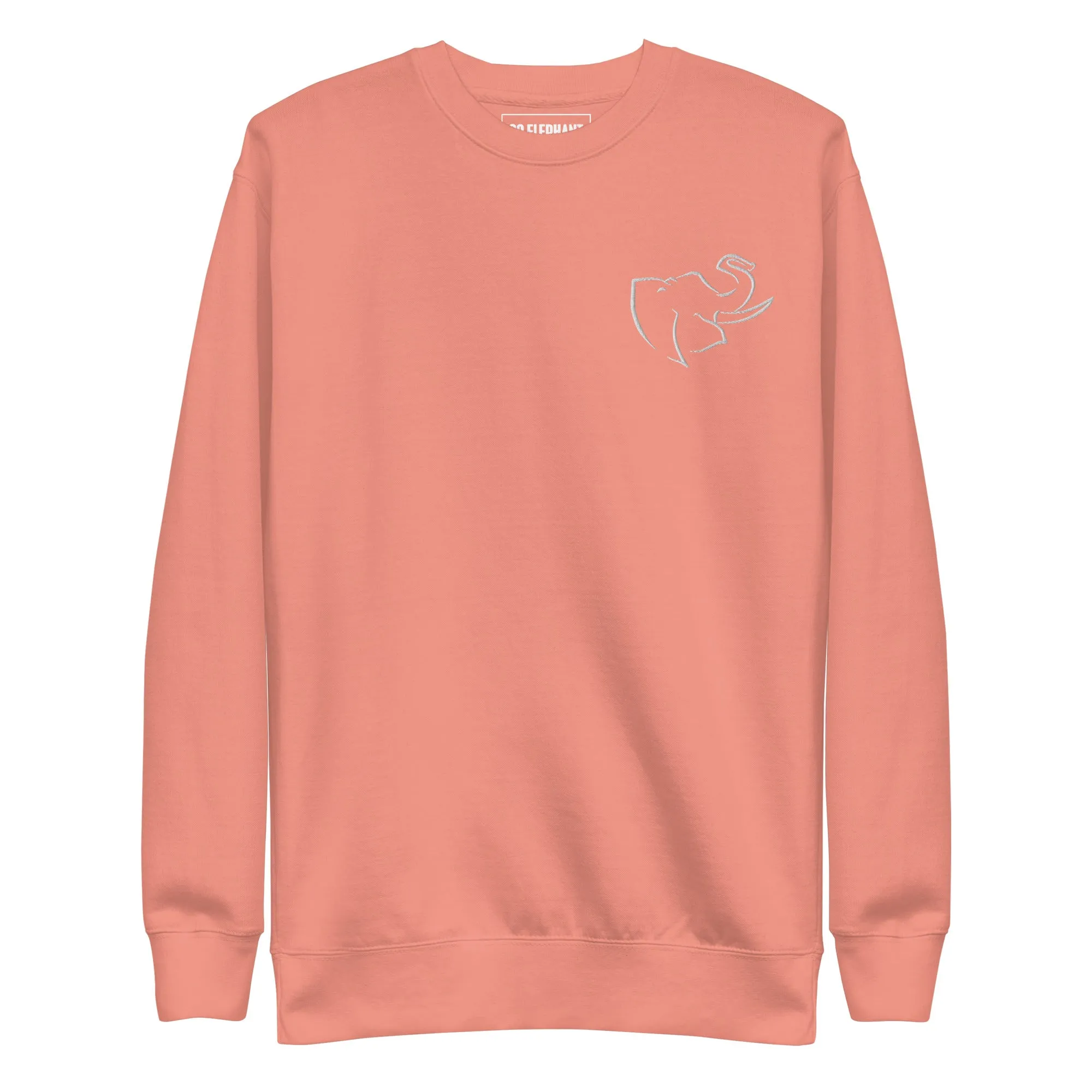 SO ELEPHANT MEN'S "SIMPLE & POWERFUL" EMBROIDERED Premium Sweatshirt