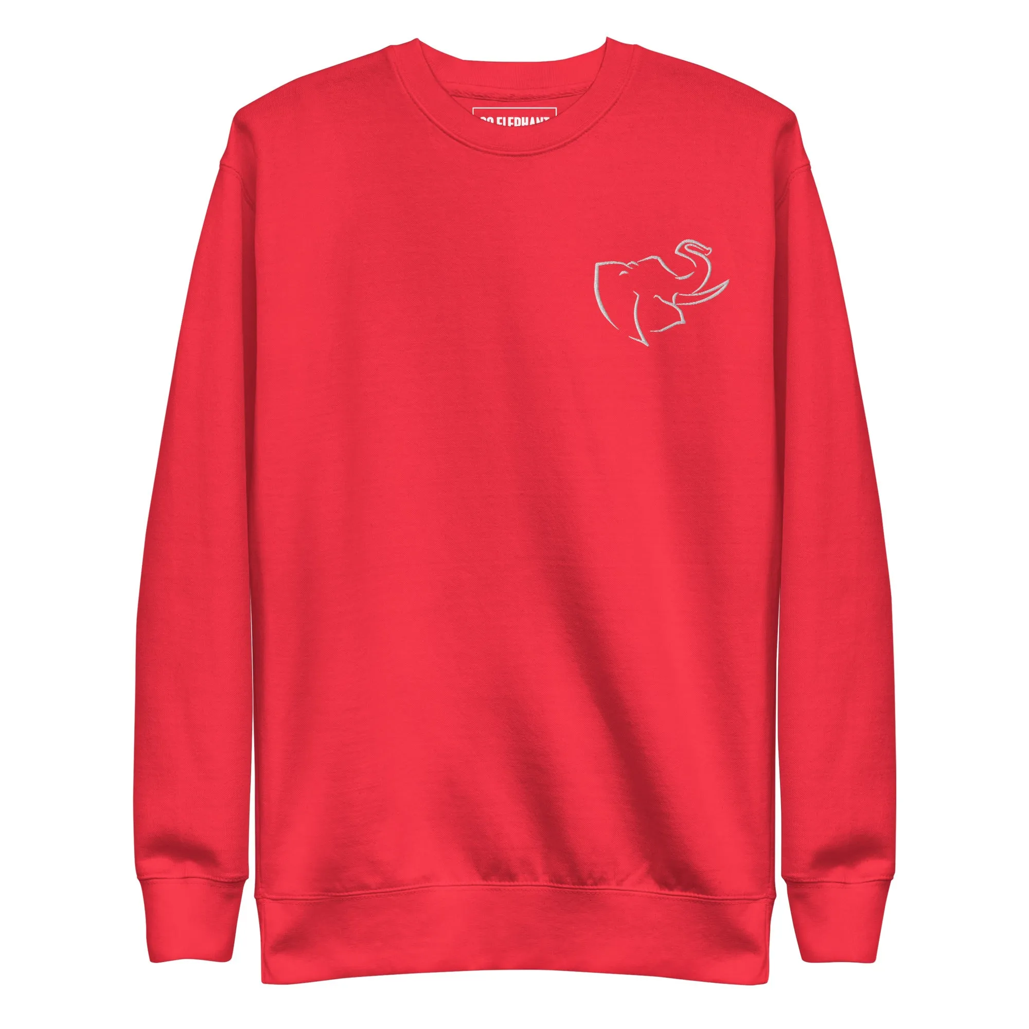 SO ELEPHANT MEN'S "SIMPLE & POWERFUL" EMBROIDERED Premium Sweatshirt
