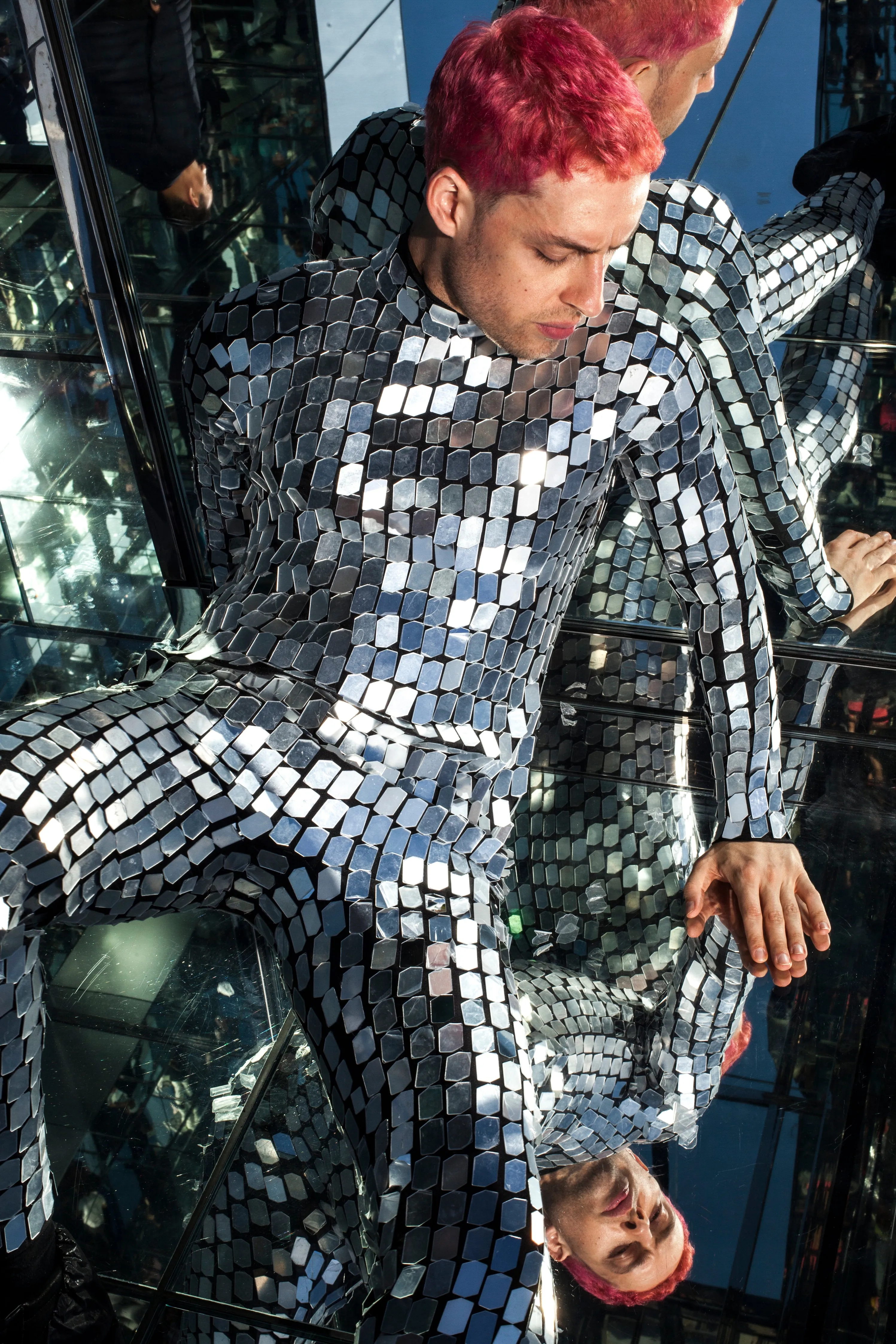 Society’s Reflection Mirrored Bodysuit