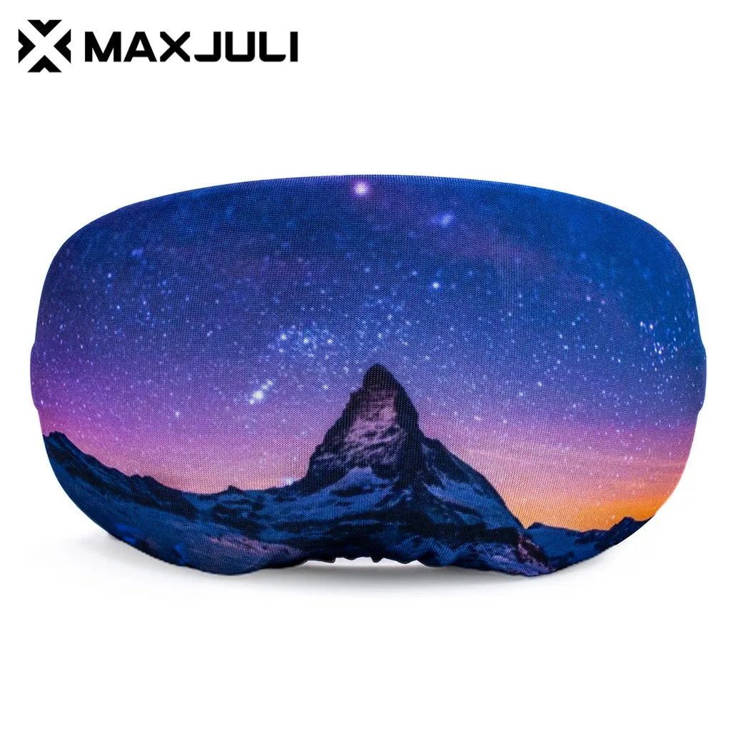 Soft and Durable Microfiber MAXJULI Goggle Cover - Fits Most Goggles, Easy to Clean, Protects Lenses from Scratches