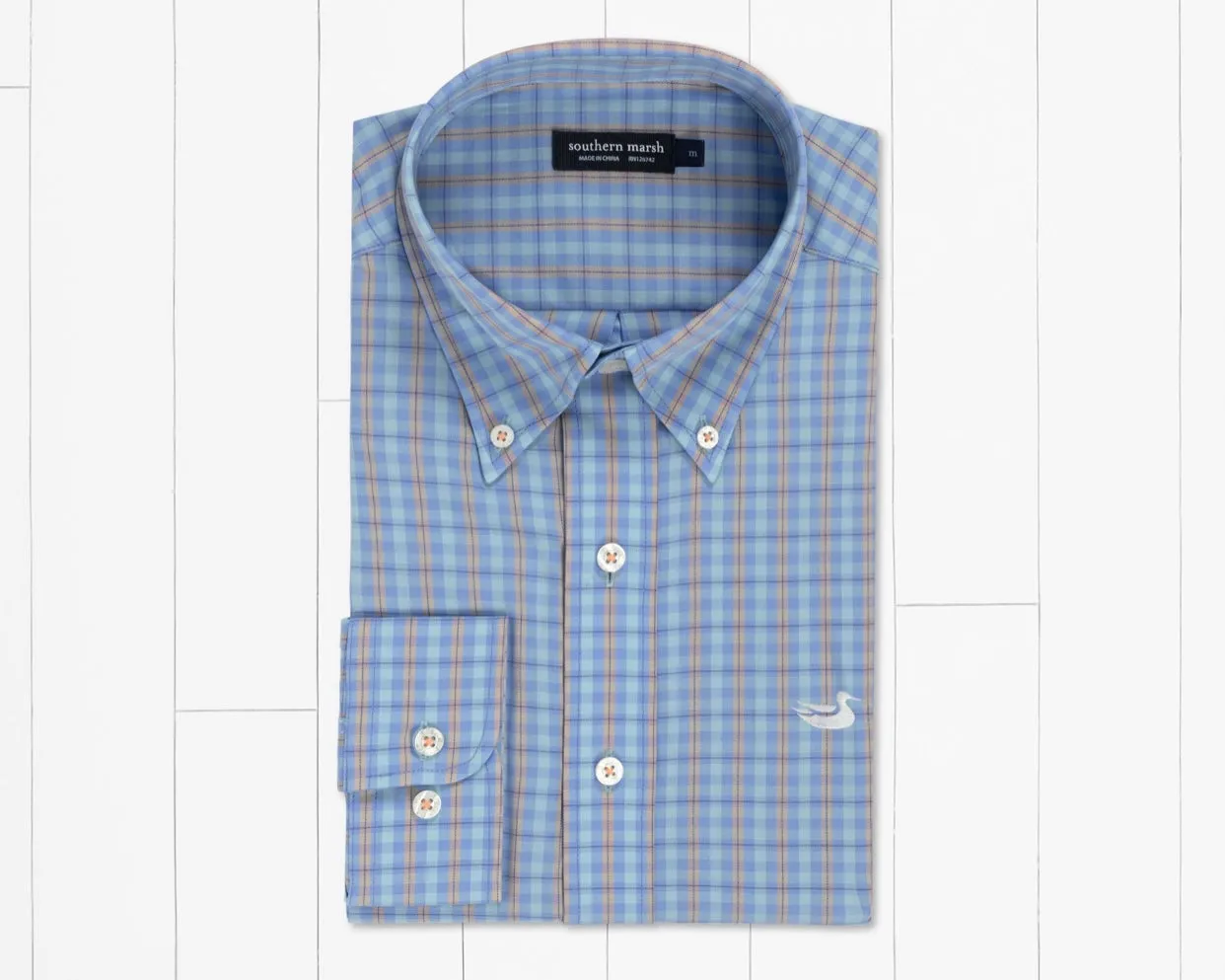 Southern marsh Collier Gingham Dress Shirt