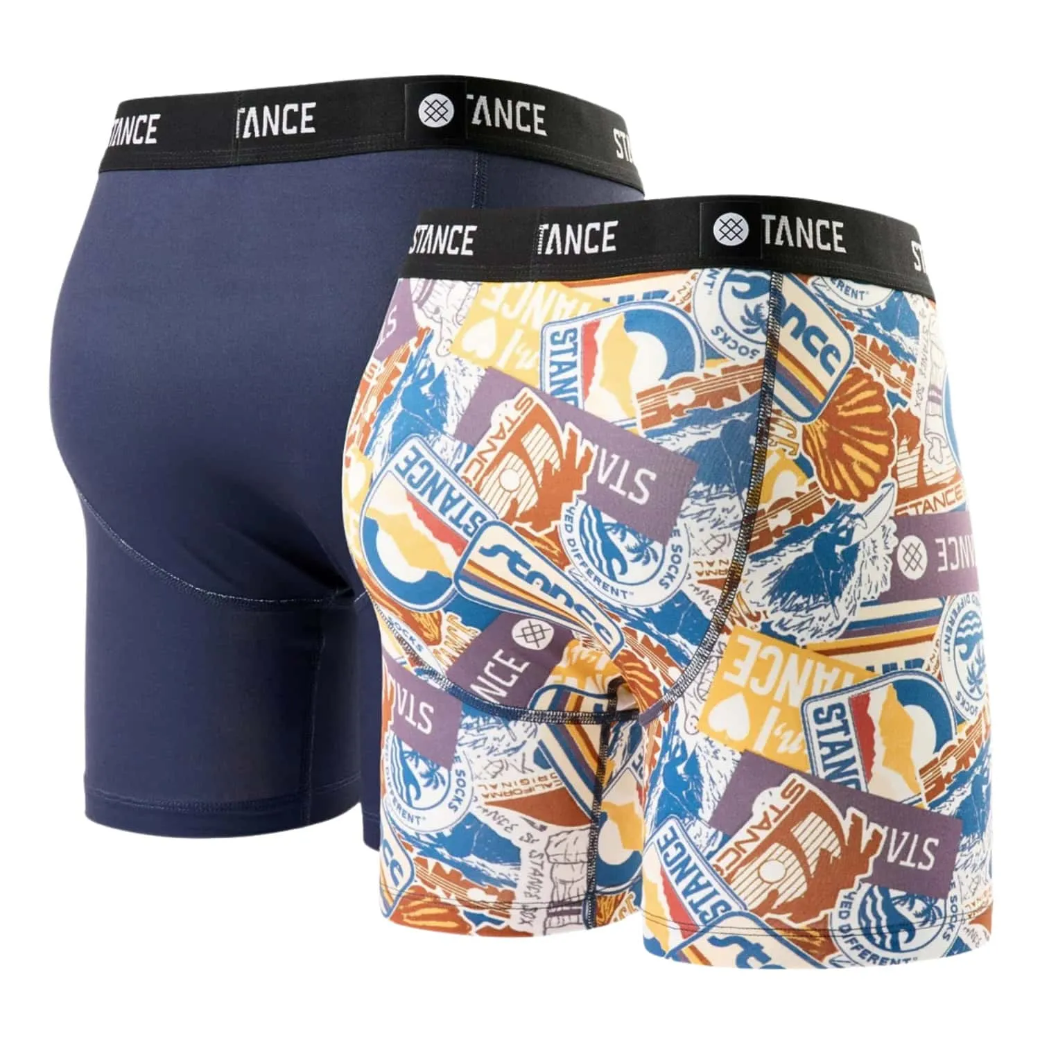 Stance West Coast Poly Blend Boxer Brief (2 Pack) - Multi