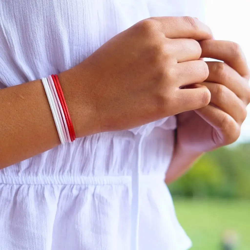 Sunset Glow Trio - Triple Cord Bracelet Set