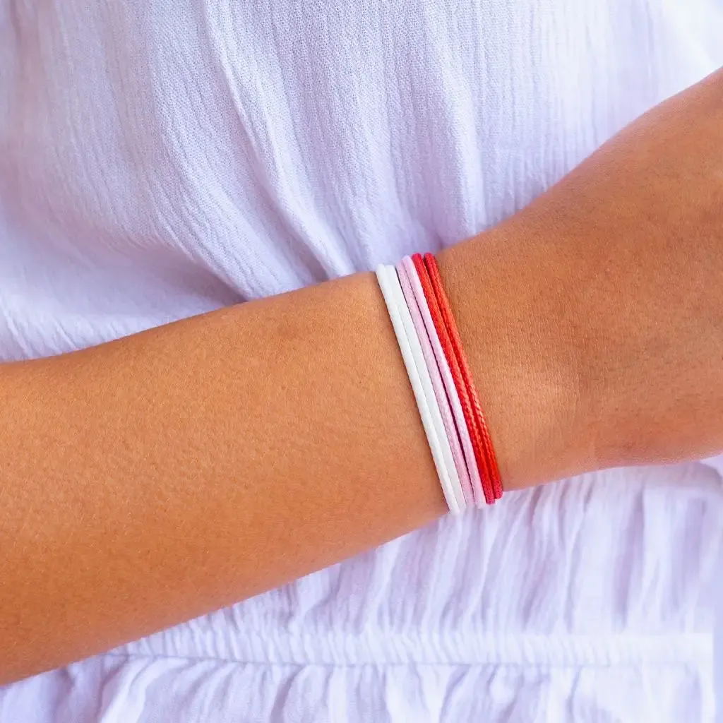 Sunset Glow Trio - Triple Cord Bracelet Set