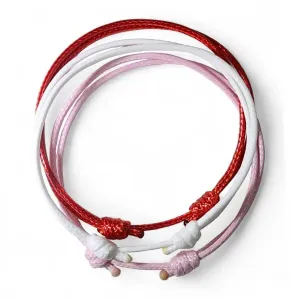 Sunset Glow Trio - Triple Cord Bracelet Set