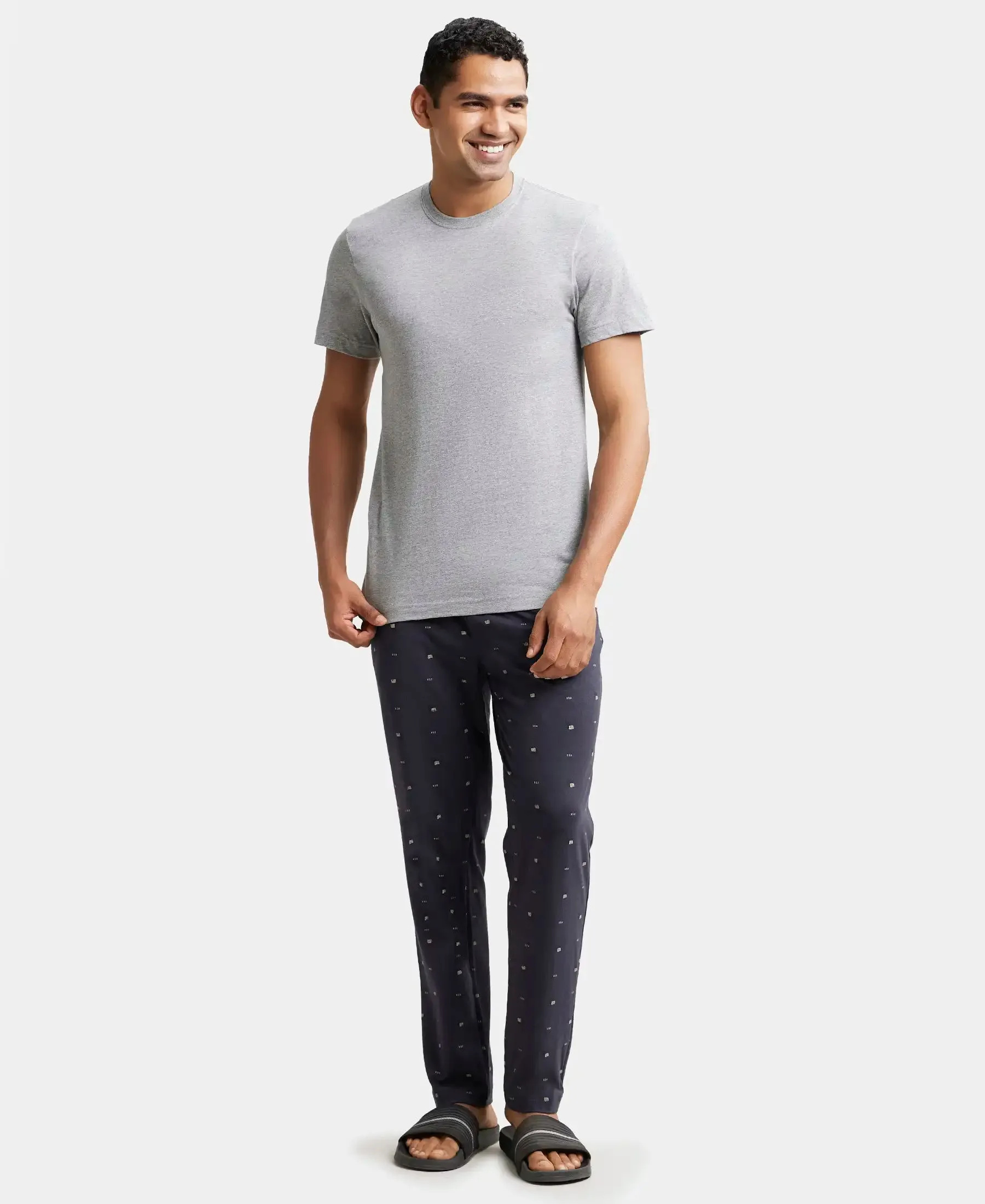 Super Combed Cotton Half Sleeved Inner T-Shirt - Grey Melange