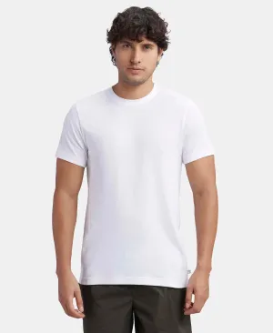 Super Combed Cotton Half Sleeved Inner T-Shirt - White