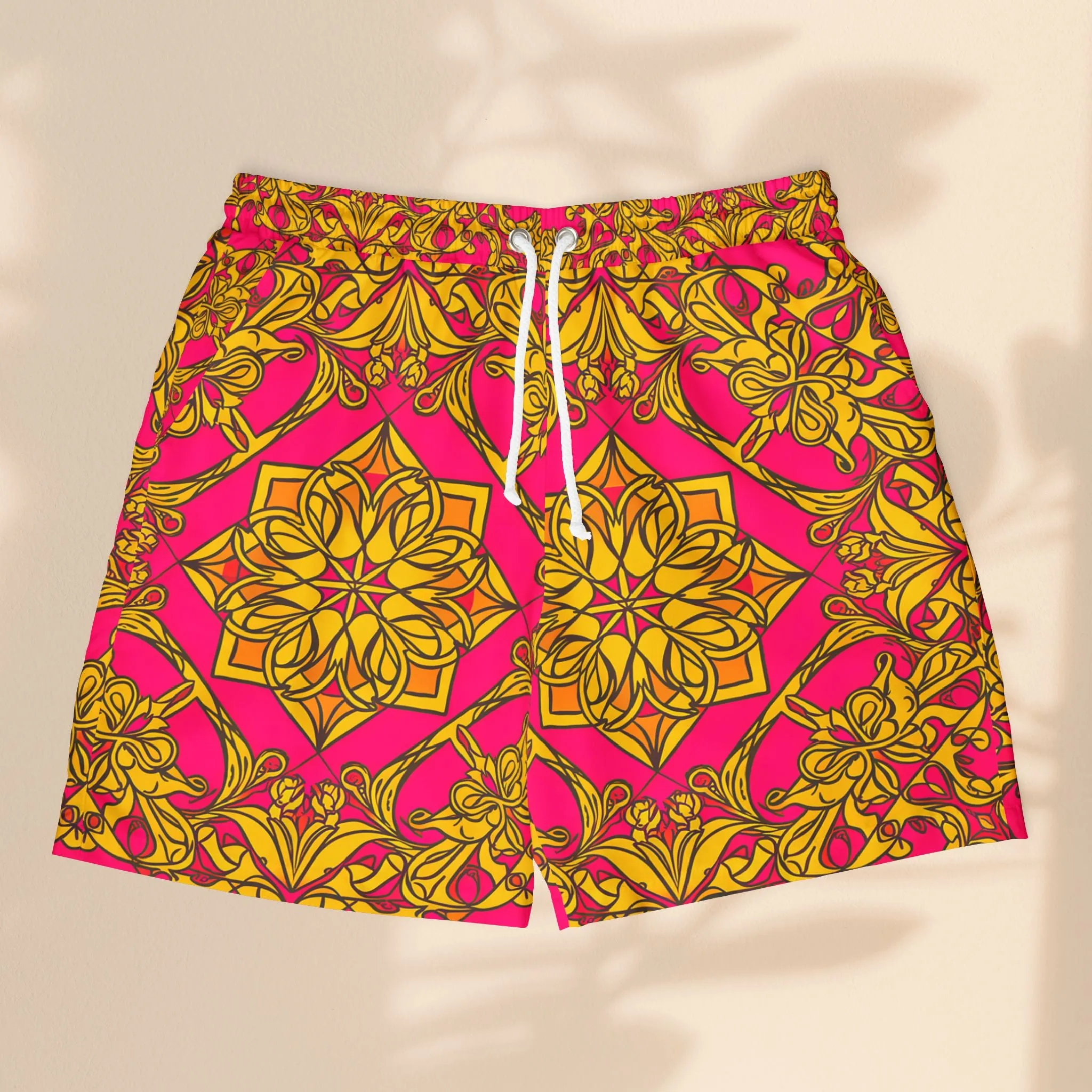Symmetry Unisex Swim Shorts - Perfect for Summer Beach Days