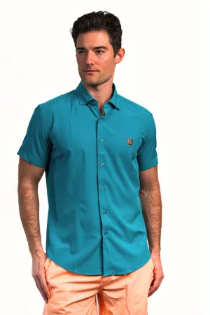 TEAL SOLID WOVEN