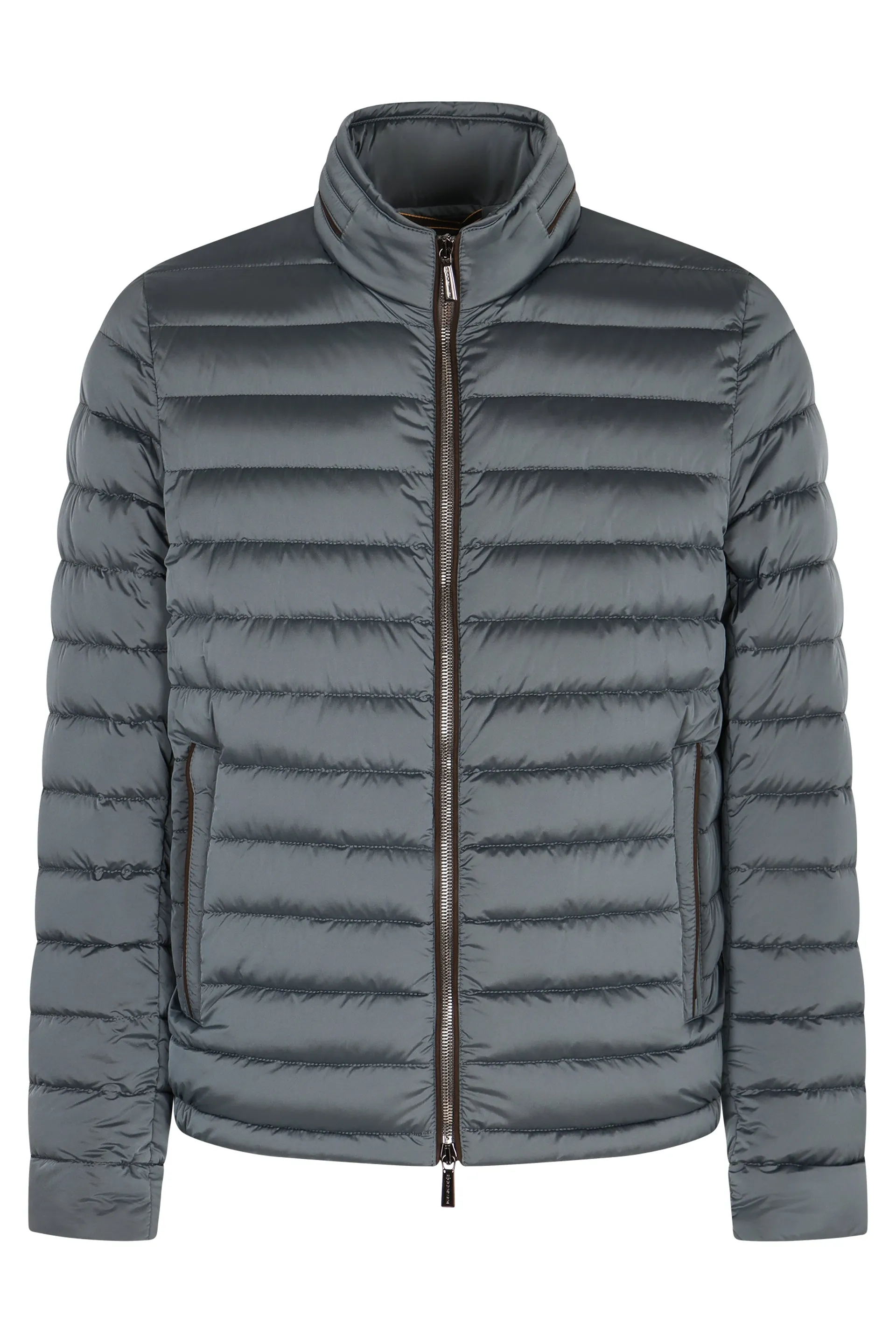 Techno fabric down jacket
