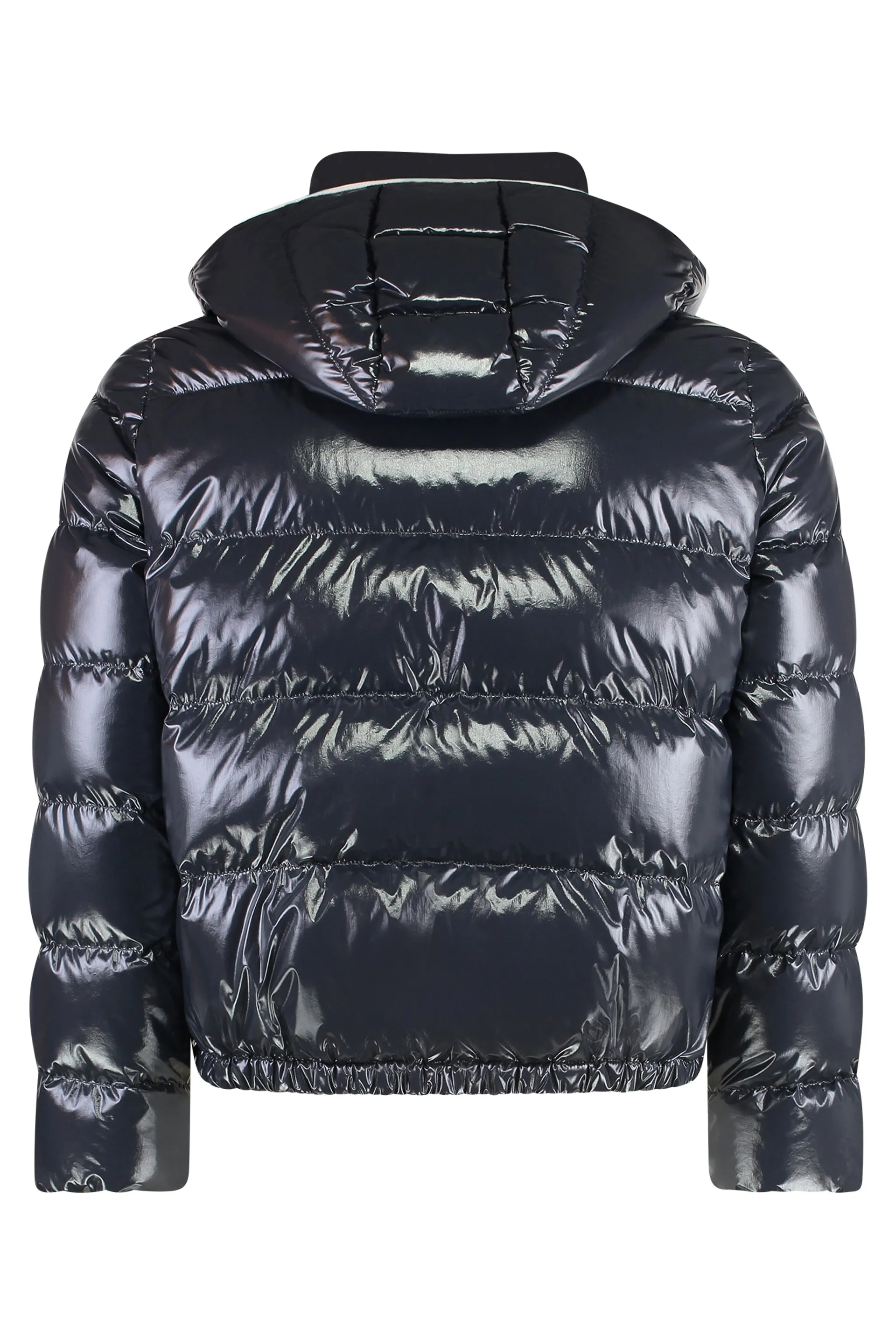 Techno-nylon down jacket