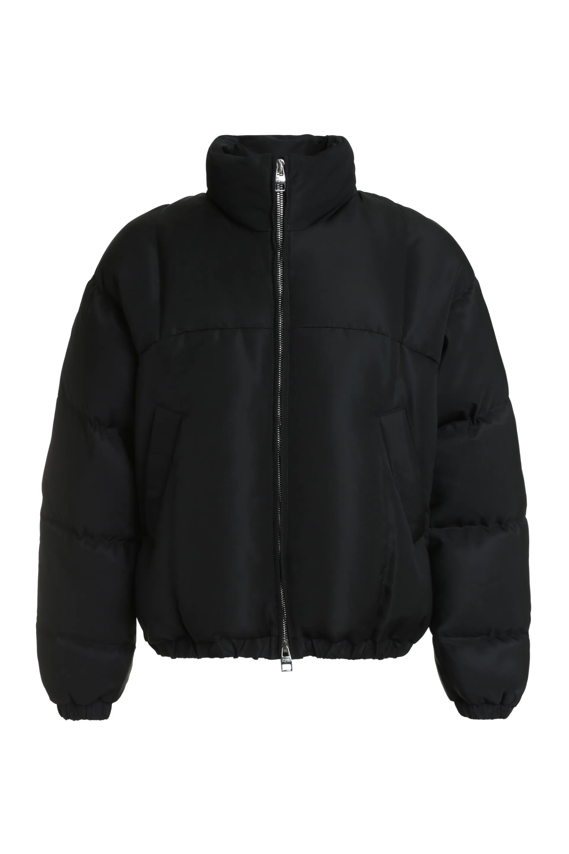 Techno-nylon down jacket