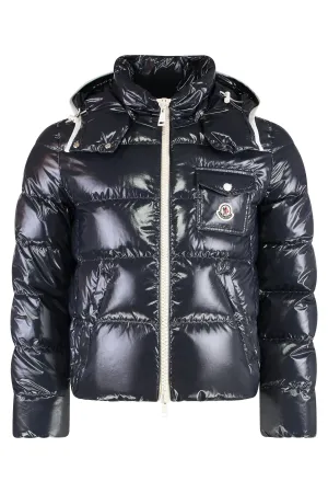 Techno-nylon down jacket