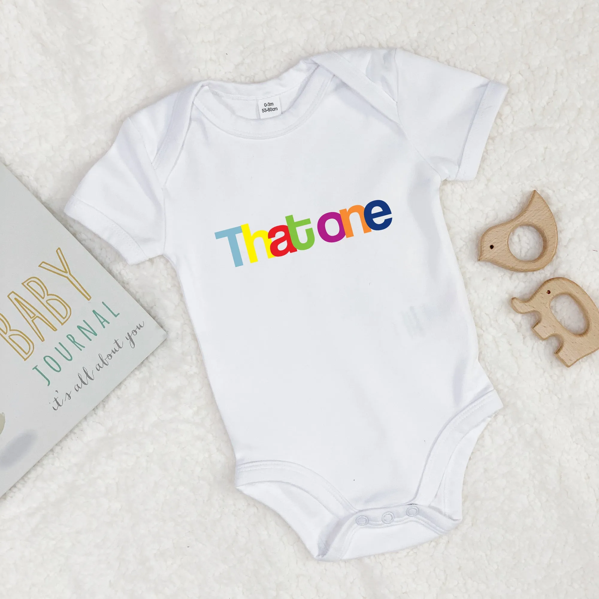 This One And That One Twin Babygrow Set
