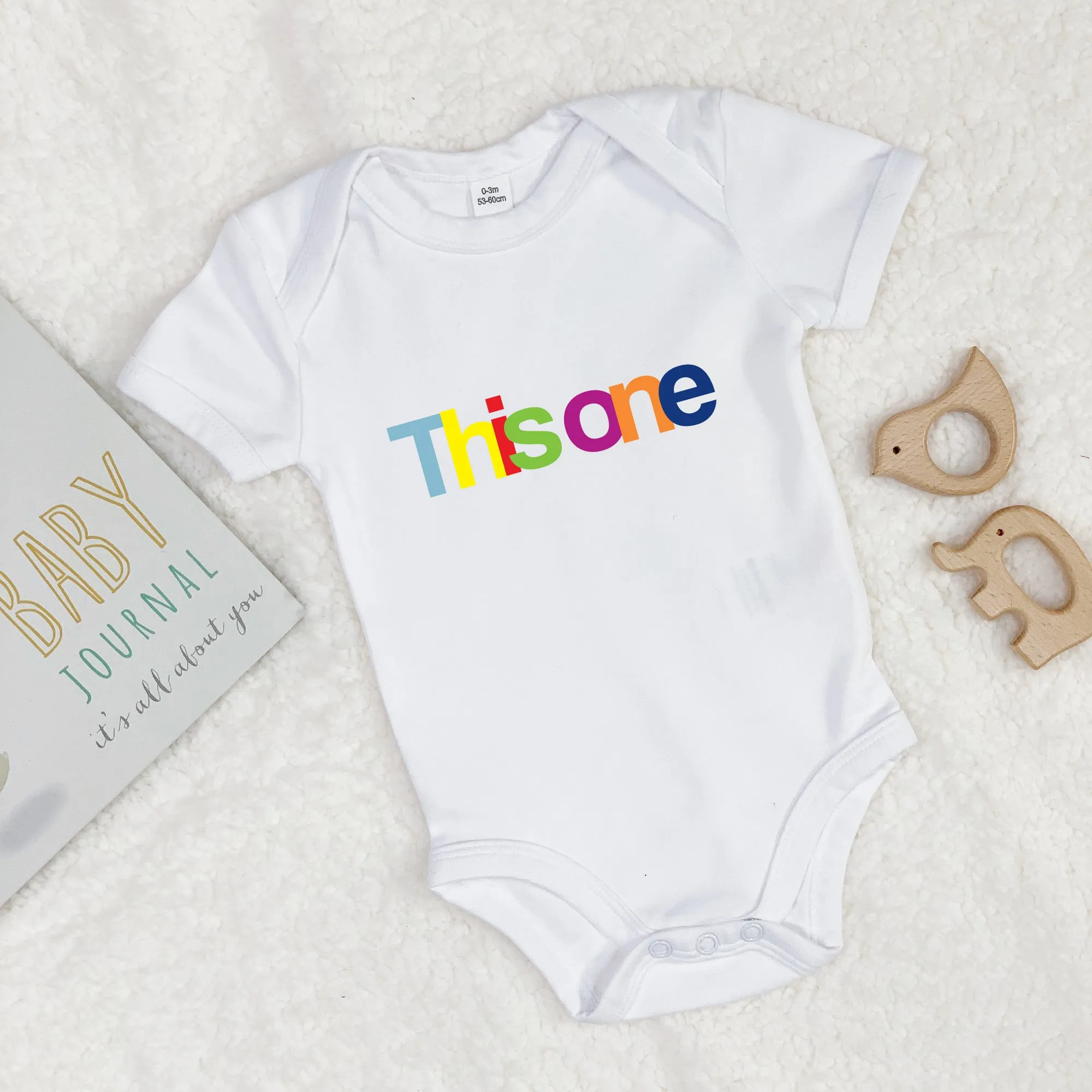 This One And That One Twin Babygrow Set