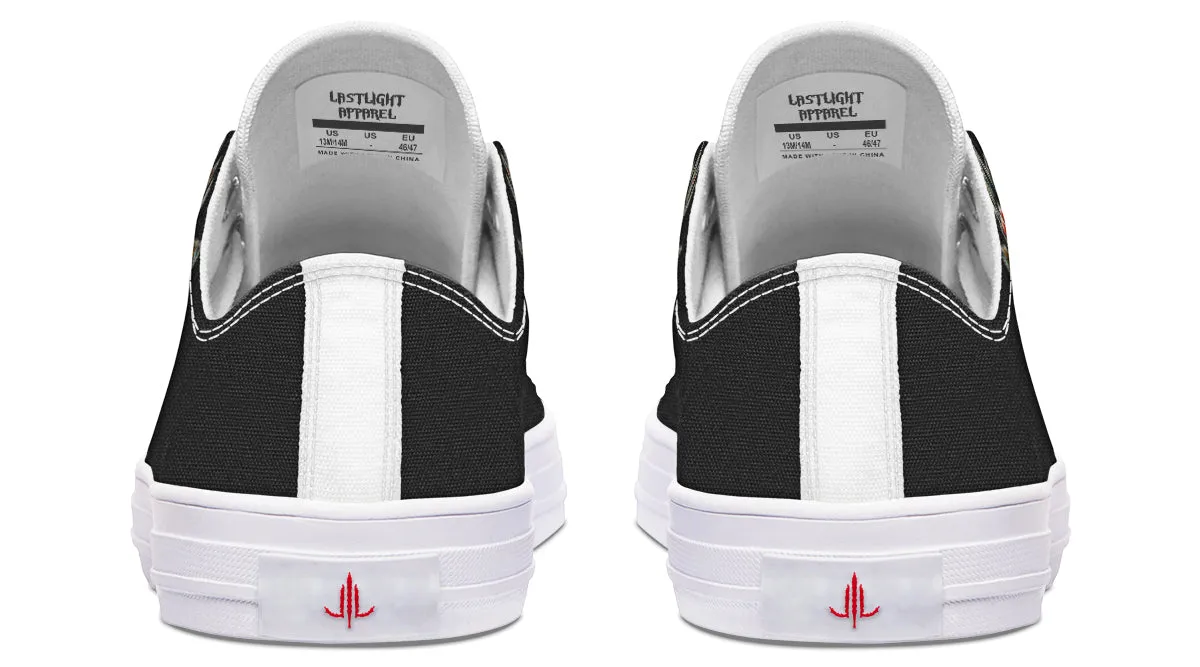 Traditional Rose Low Tops