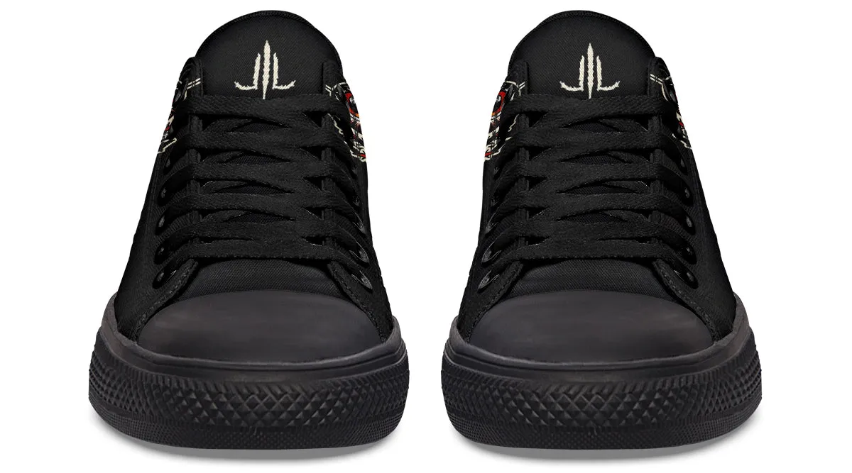 Traditional Spider Low Tops