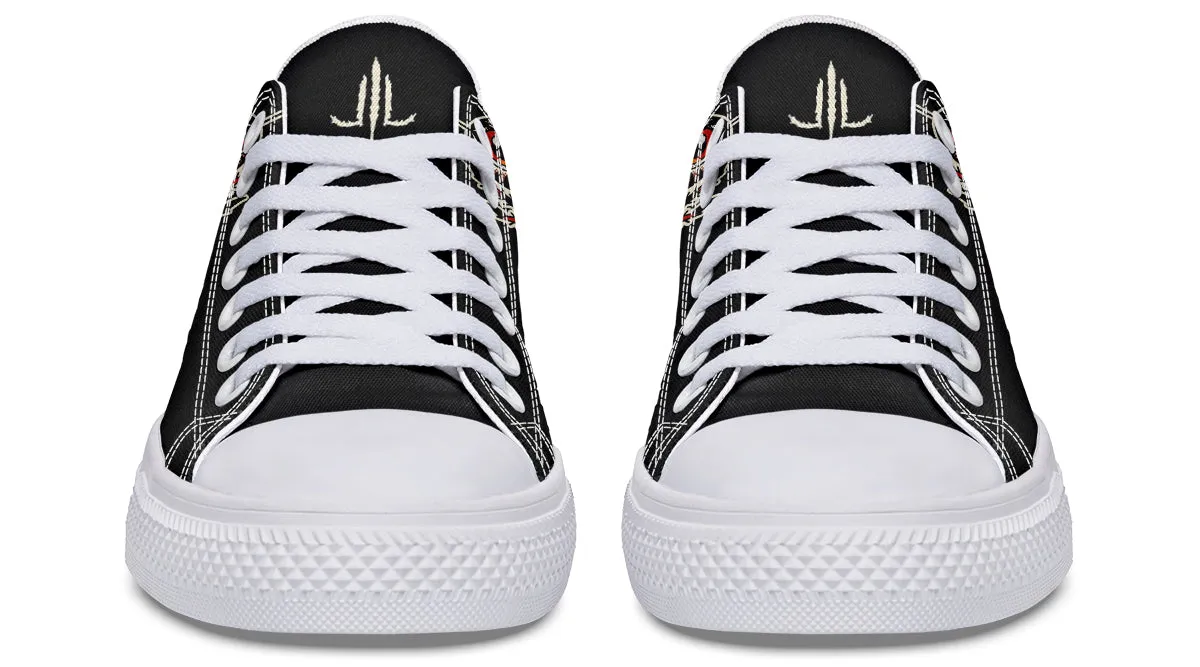 Traditional Spider Low Tops