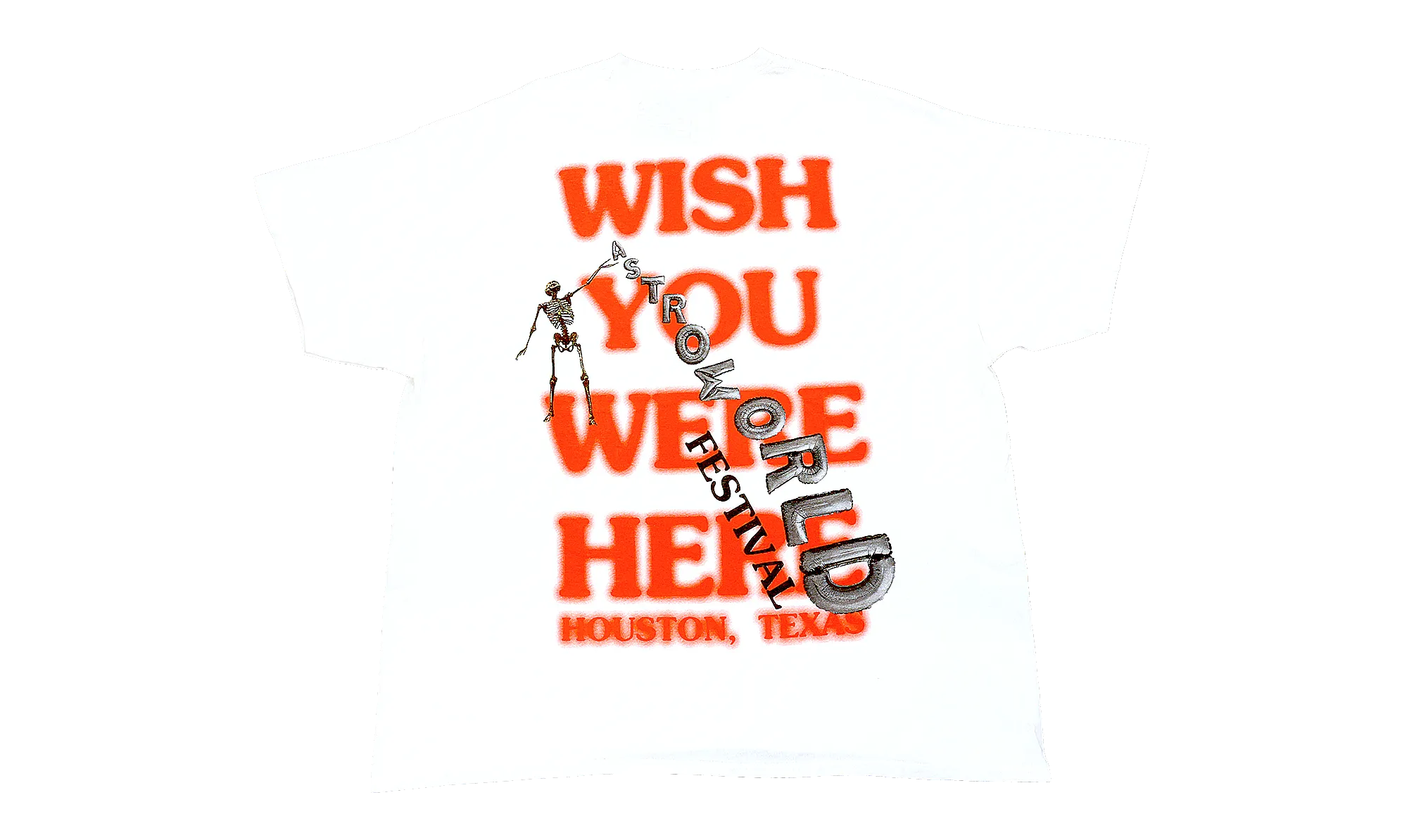 Travis Scott Wish You Were Here Houston Texas Tee (93665-121) Men's Size L-3XL