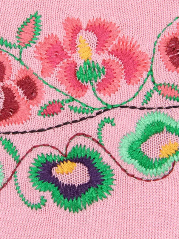 tribal embroidered sweater