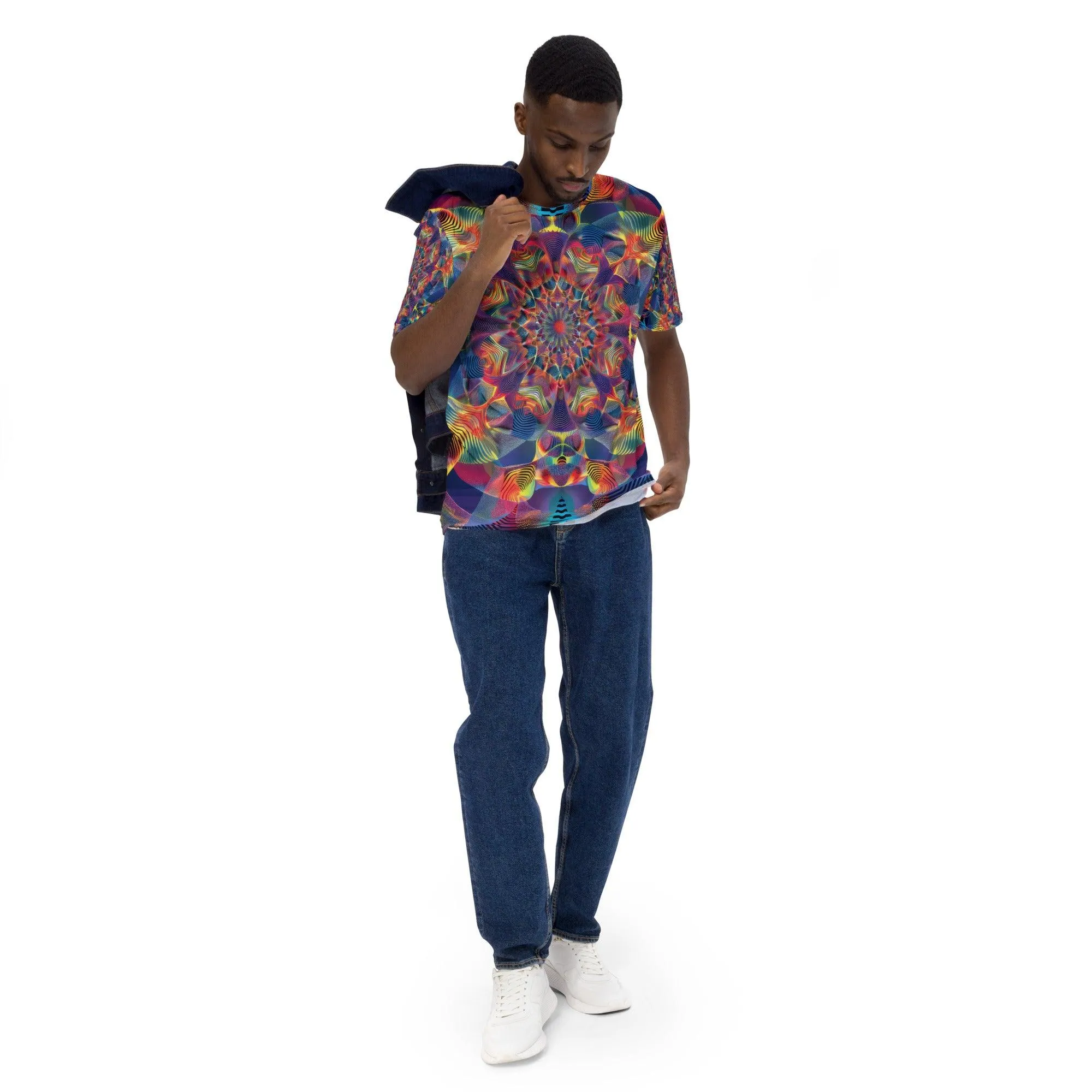Trippy Abstract Festival T-Shirt for Music Lovers