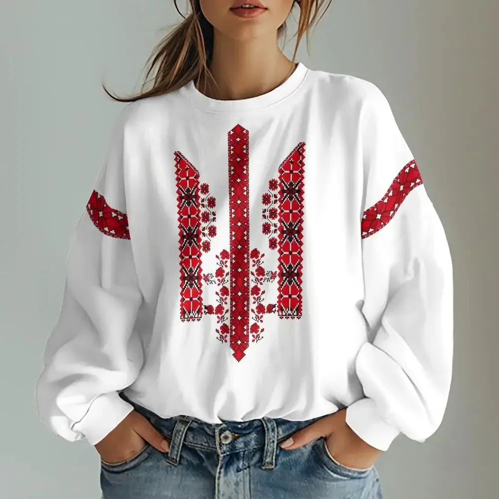 Ukranian & Slavic Traditional Embroidery Inspired Prints Tees
