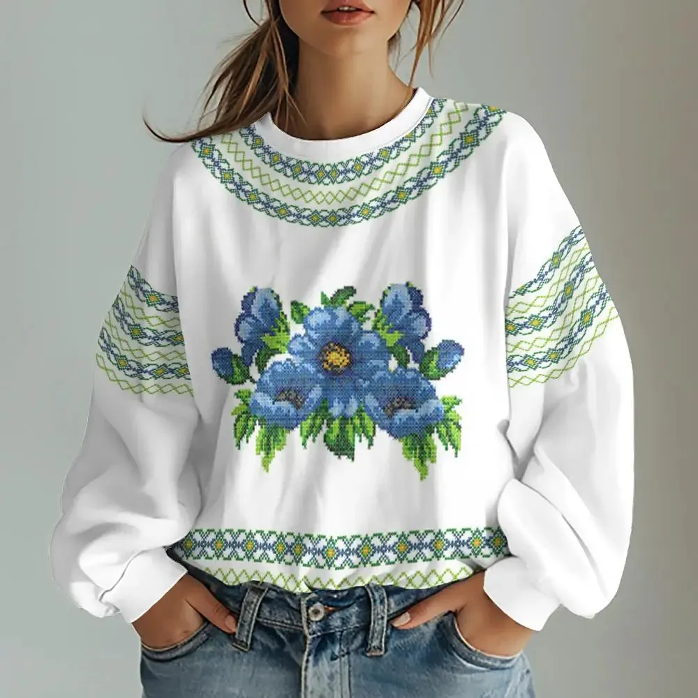Ukranian & Slavic Traditional Embroidery Inspired Prints Tees
