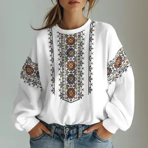 Ukranian & Slavic Traditional Embroidery Inspired Prints Tees