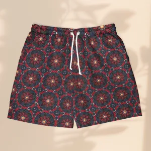 Unisex Swim Shorts for Beach Vibes - Dragon Rider Pattern