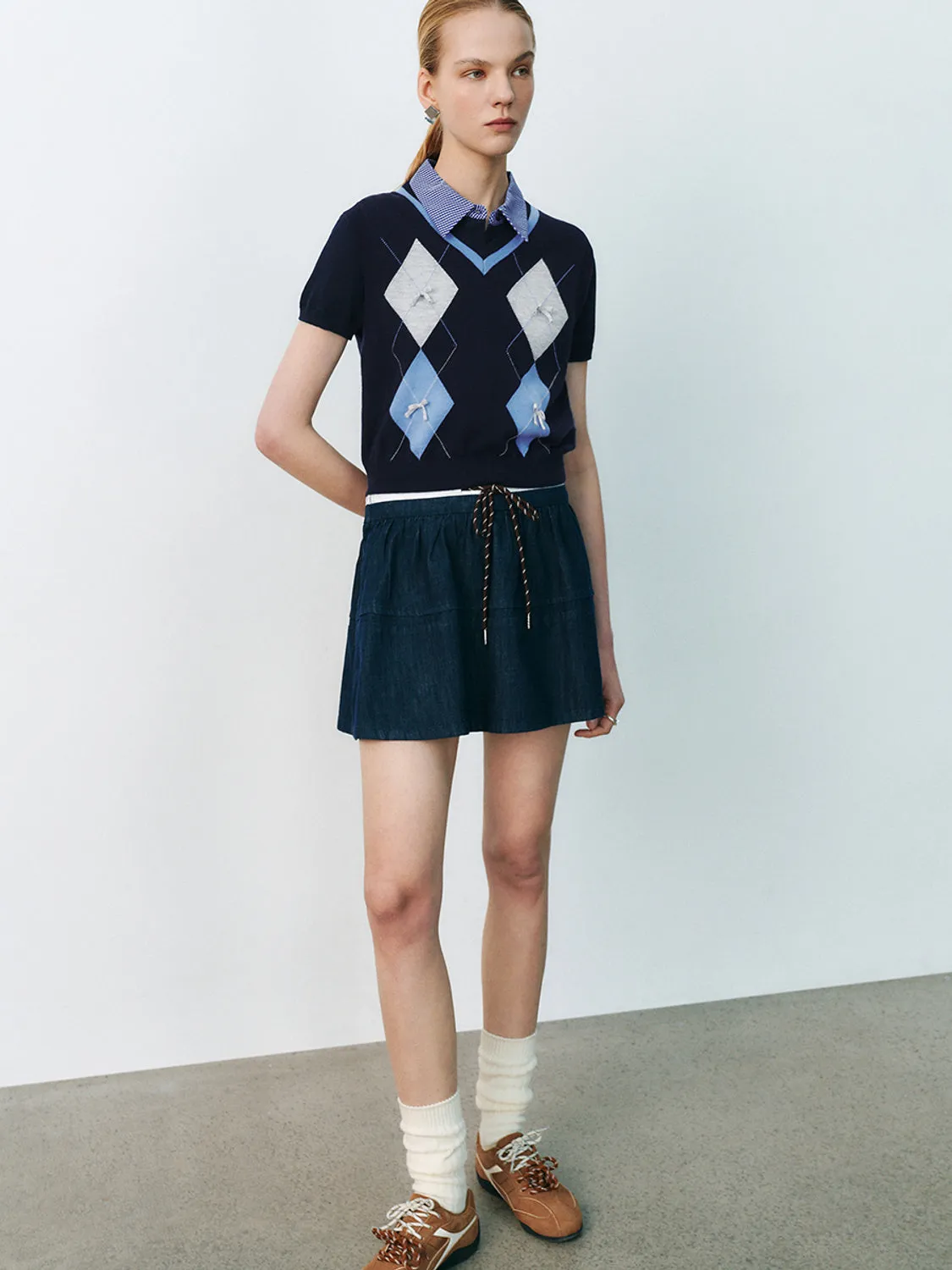 V-Neck Knitted Vests