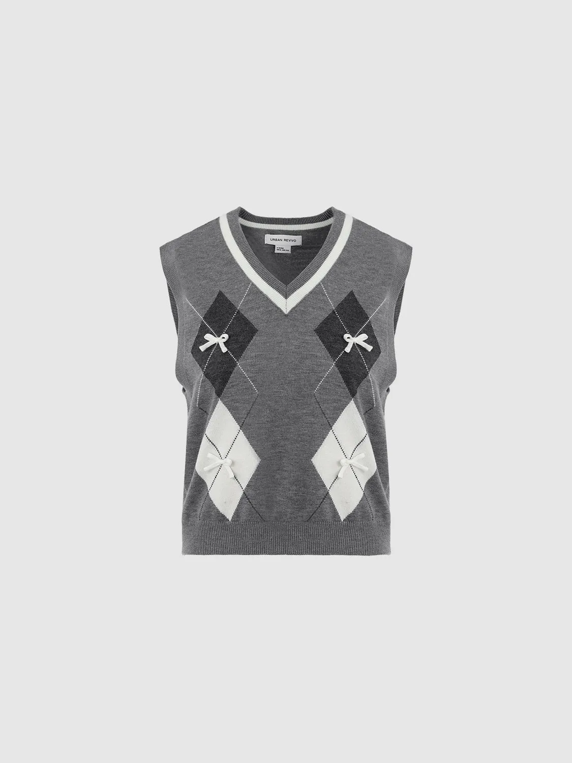 V-Neck Knitted Vests