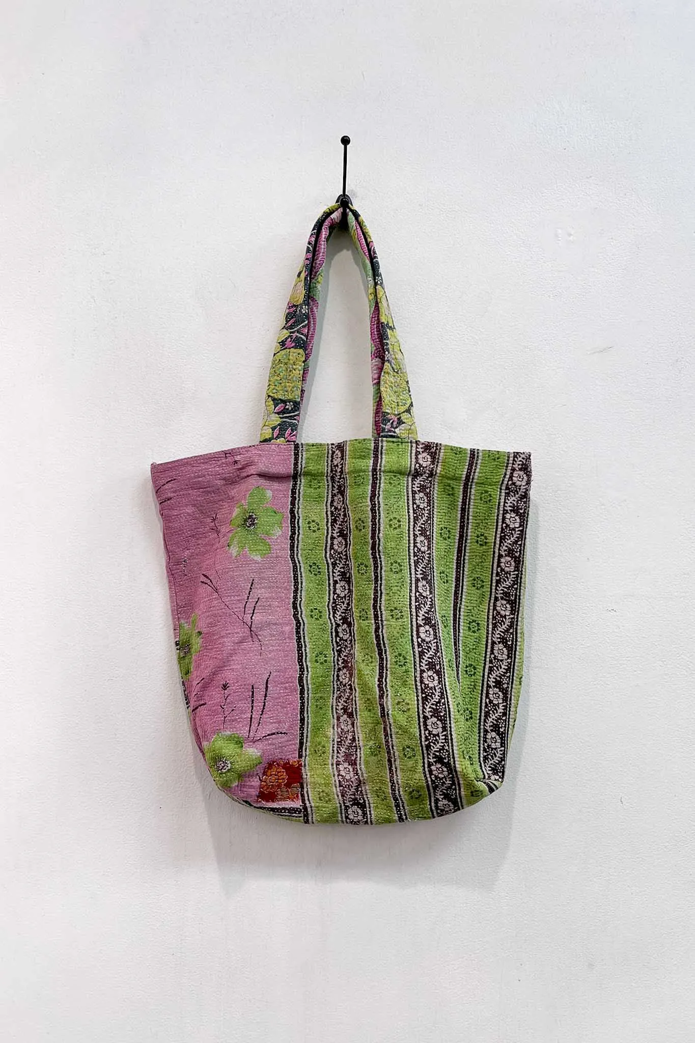 Vintage Kantha Tote - Flower Bomb