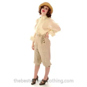 Vintage Mens Manila Shirt 1920s Embroidered Silk Organdy Tesoros