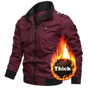Winter Warm Military Jacket Men